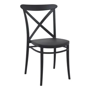 FL Cross Back Hospitality Outdoor Chair thumbnail 2