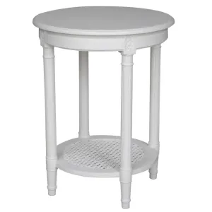 DA Polo Occasional Round Table White thumbnail 1
