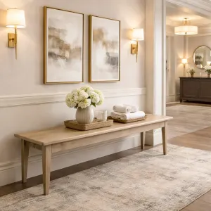 MF Hampton Solid Timber Dining Bench thumbnail 3