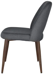 EZ Albury Walnut Colour Metal Leg Upholstered Hospitality Dining Chair thumbnail 14