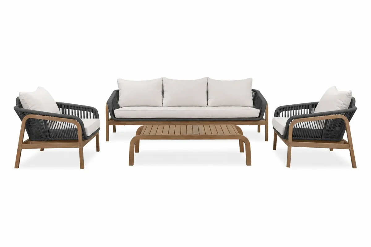 CR Cameo 4 Piece Outdoor Lounge Set with Cushion