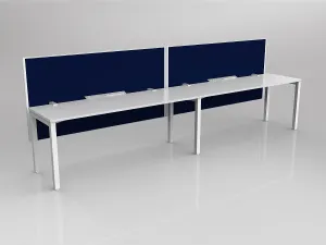 OL Axis 2 User Single Sided Workstation with Hung Screen - Breathe Fabric thumbnail 11