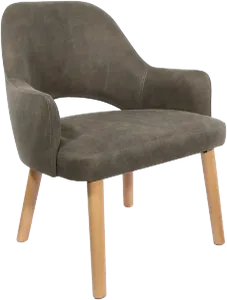 FL BonBon Vinyl Upholstered Timber Legs Hospitality Chair thumbnail 2
