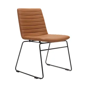 RL Pixel PU Leather Upholstered Sled Base Breakout Chair thumbnail 3