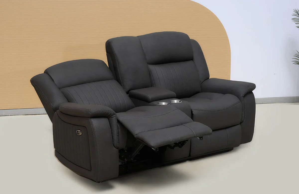 BT Paragon Fabric Upholstered 2 Seater Electric Recliner Lounge