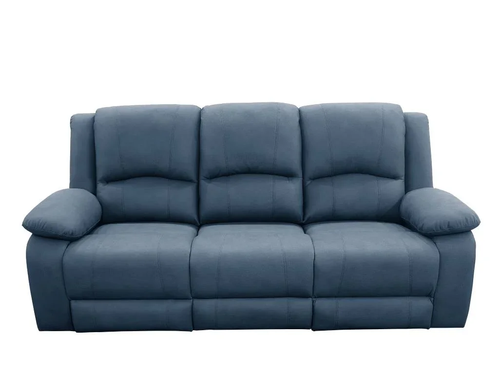 VI Captain 3 Seater Fabric Electric Recliner Lounge with Dropdown Table