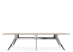 DD Delta Duo Double Span Metal Base Broadroom Table thumbnail 4