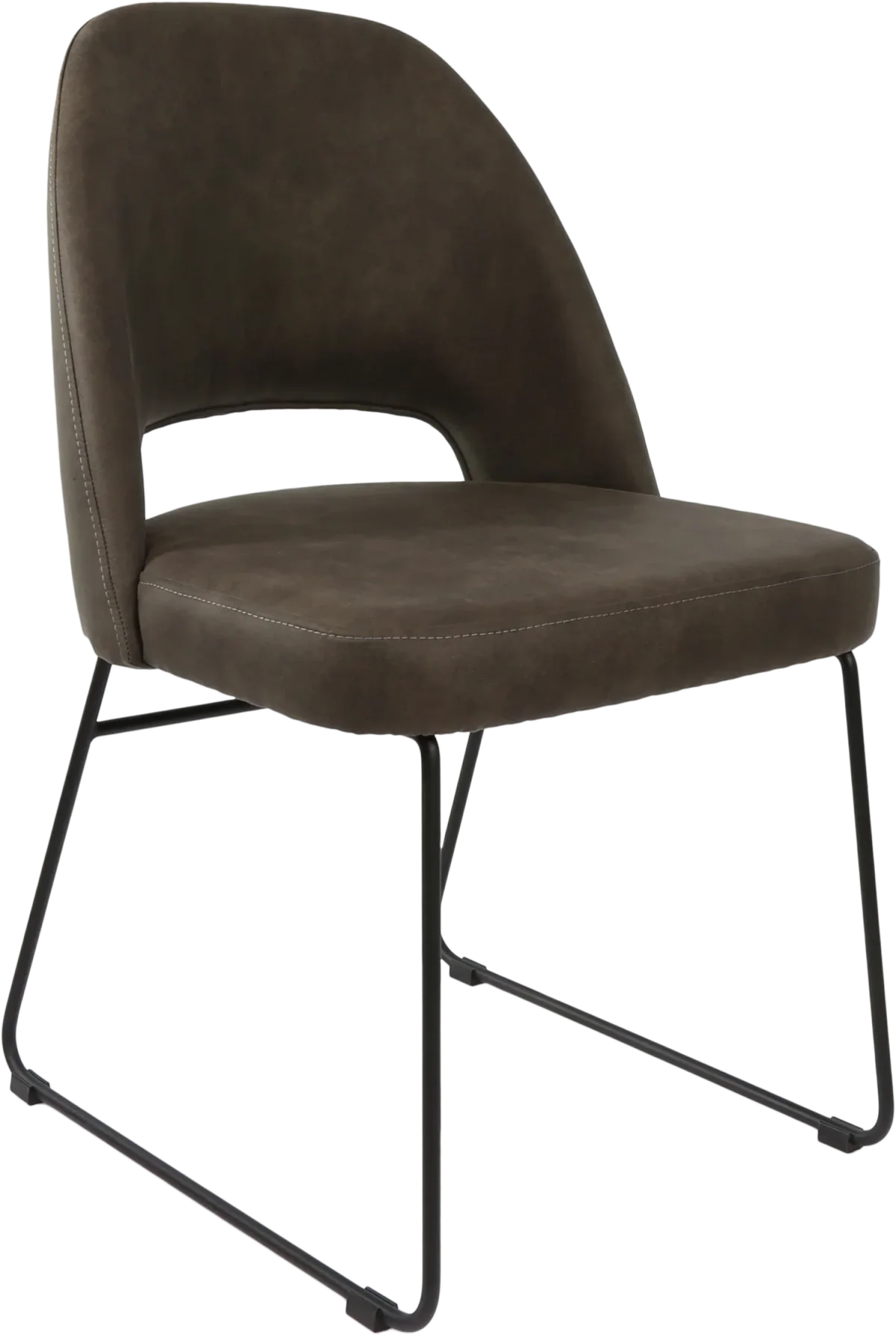 FL Semifreddo Premium Vinyl Upholstered Sled Base Hospitality Chair