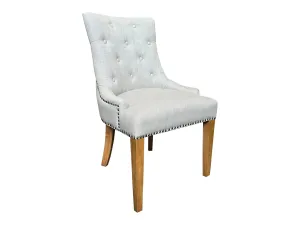MF Monte Fabric Upholstered Timber Leg Dining Chair thumbnail 2