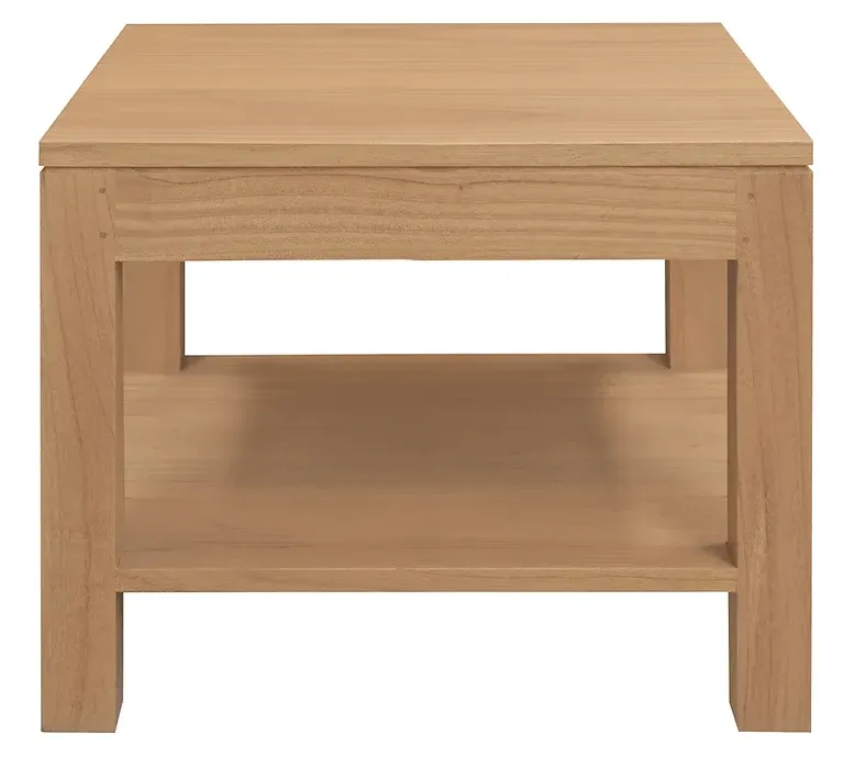 CT Amsterdam Solid Mindi Timber Lamp Table