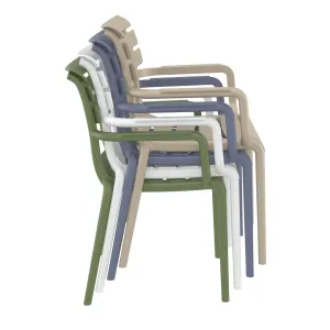 FL Paris Stackable Hospitality Outdoor Armchair thumbnail 8