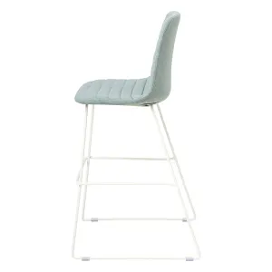 OL Sofia Fabric Upholstered Sled Base Bar Stool thumbnail 5