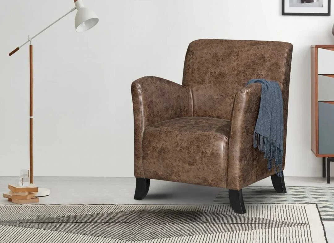 BT Theodore Faux Leather Upholstered Armchair