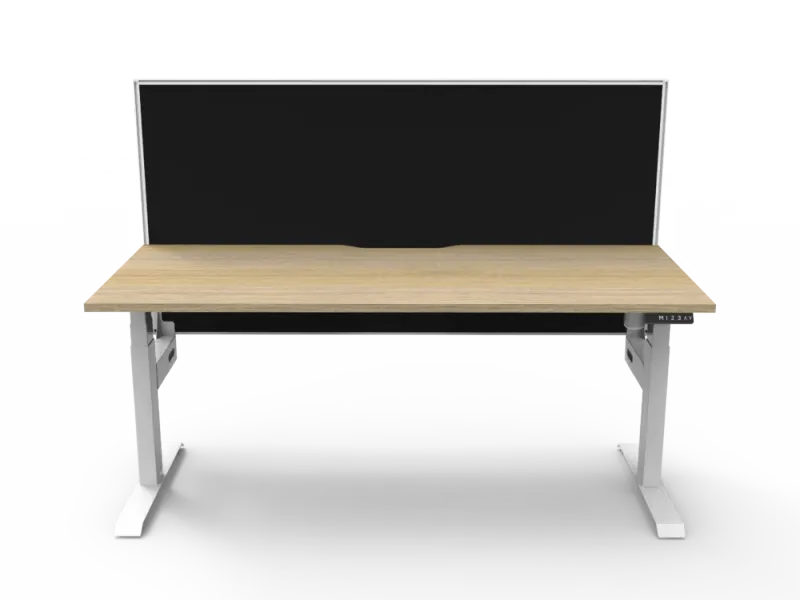 RL Boost Light Motorized Height Adjustable Workstation with SHUSH30 Screen