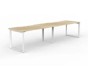 OL Anvil 2-User Workspace – Oak Top with White Frame thumbnail 11