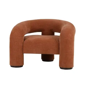 CR Trinom Fabric Upholstered Timber Leg Armchair thumbnail 1