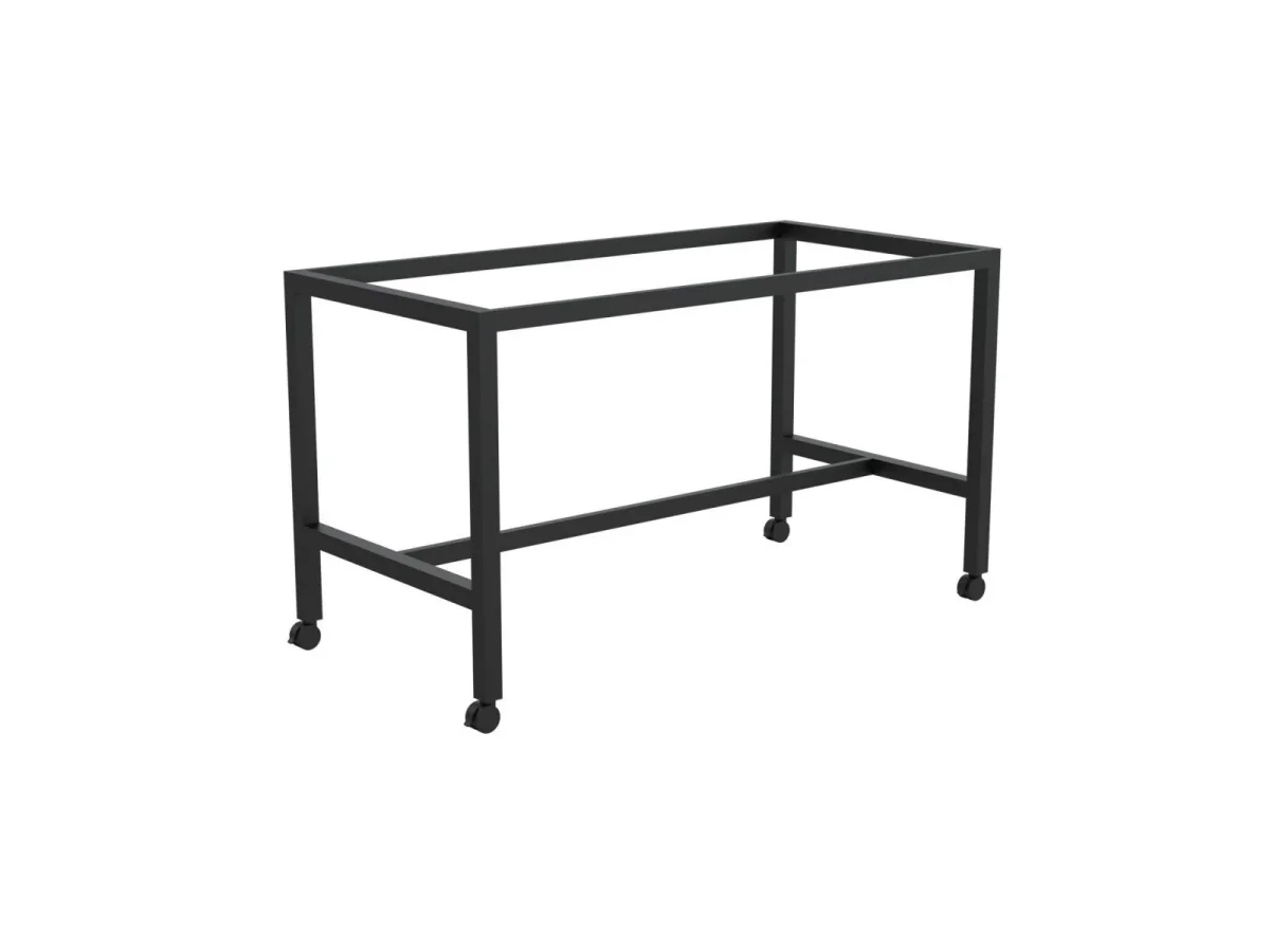OL Axis Square Leg Mobile Bar Leaner Frame