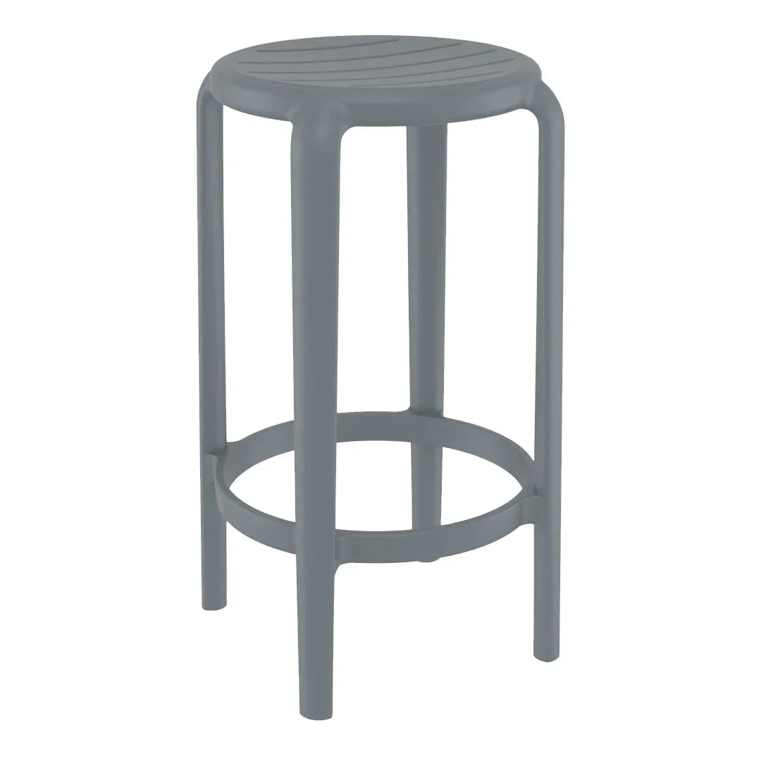 FL Tom Hospitality Outdoor Stackable Kitchen Stool
