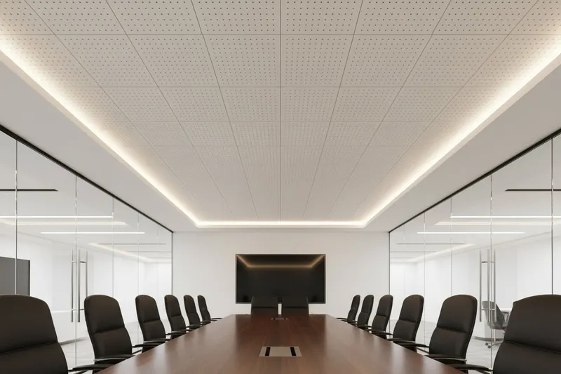 RL Acouline Ripple Span Rectangular Hanging Ceiling Panels