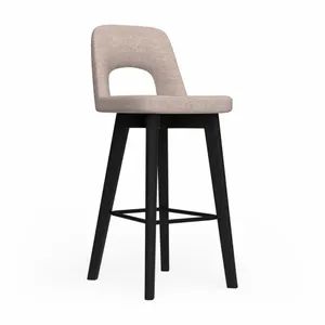 OL Elaro Fabric Upholstered Black Timber Leg Breakout High Chair thumbnail 8