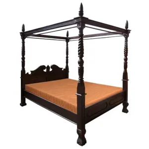 CT Jepara Solid Timber 4 Poster Bed thumbnail 5