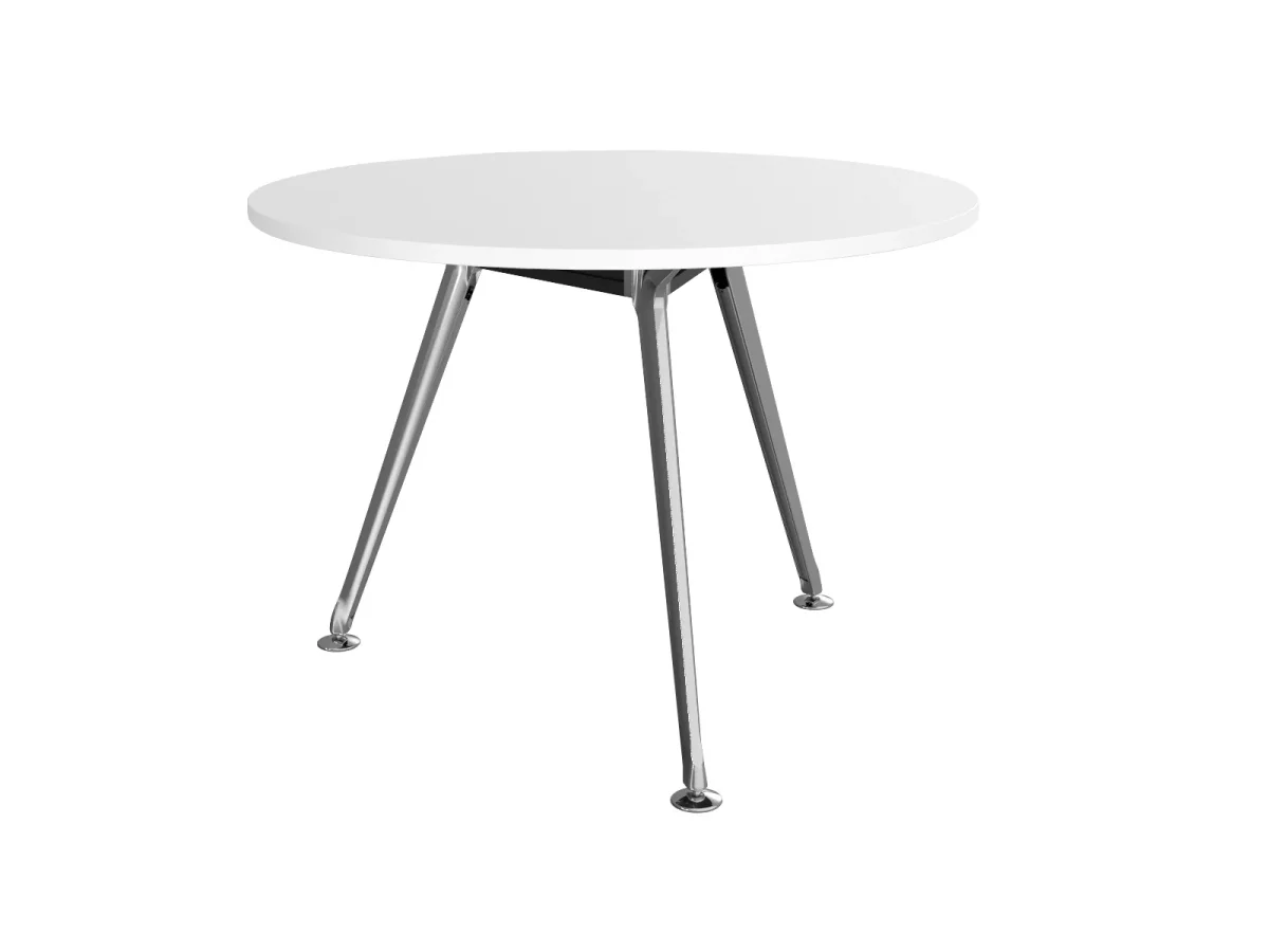 OL Team Metal Leg Round Meeting Table