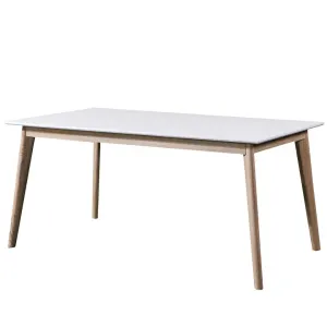 BT Oslo Solid Timber Framed Melamine Top Square Dining Table thumbnail 1