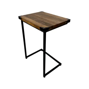 CR Laptop Table with Timber Top & Metal Frame thumbnail 1