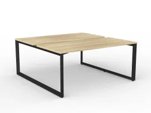 OL Anvil 2-User Double Sided Workspace – Oak Top with Black Frame thumbnail 2