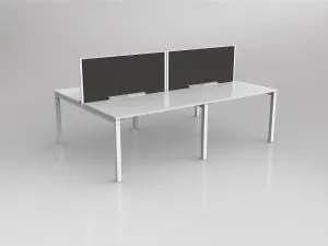 OL Axis 4 User Double Sided Workstation with Screen - Splice Fabric thumbnail 9