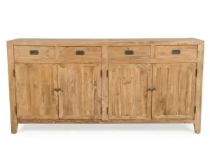 MF Recycled Elm Timber 4 Drawer 4 Door Buffet thumbnail 1