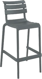 FL Helen Hospitality Stackable Outdoor Barstool thumbnail 2