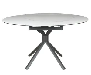 VI Riff Metal Leg Ceramic Top Extandable Dining Table thumbnail 9
