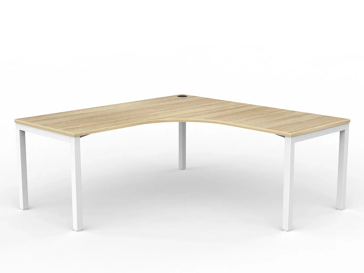 OL Axis Single User 90° Corner Desk