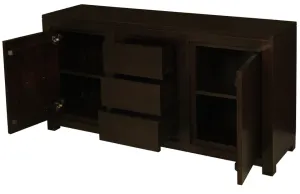 CT Amsterdam Solid Mahogany Timber 2 Door 3 Drawer Buffet thumbnail 12