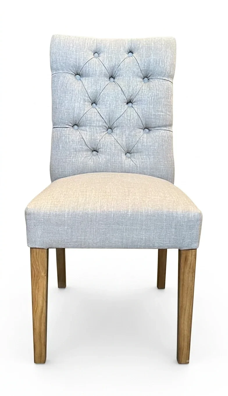 MF Santino Fabric Upholstered Timber Leg Dining Chair
