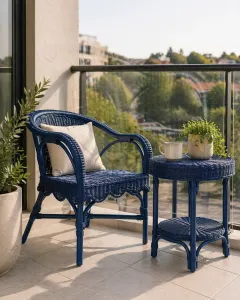 CR Selangor Natural Rattan Round Side Table thumbnail 4