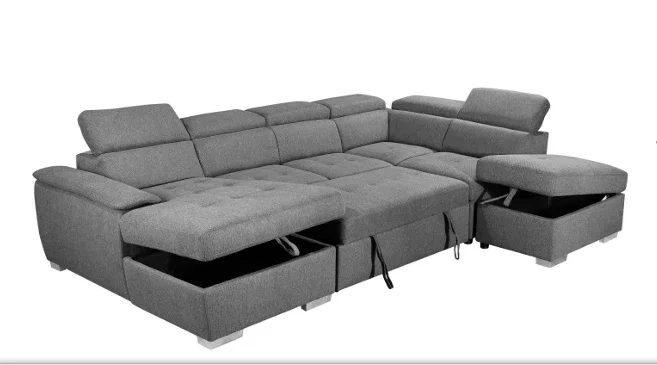 VI Jackson Cnr Mod LHF Chaise with Ott - Storm