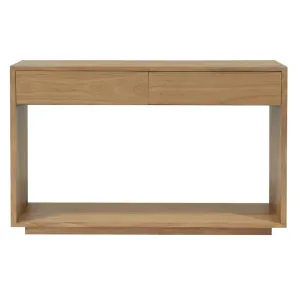 CT Oscar Solid Timber 2 Drawer Sofa Table thumbnail 1