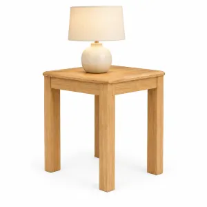 MD Laura Solid Timber Lamp Table thumbnail 4