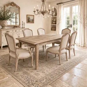 MF Recycled Elm Timber Dining Table thumbnail 3