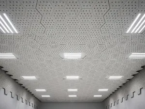 RL Acouline Ripple Hive Hexagonal Hanging Ceiling Panels thumbnail 2
