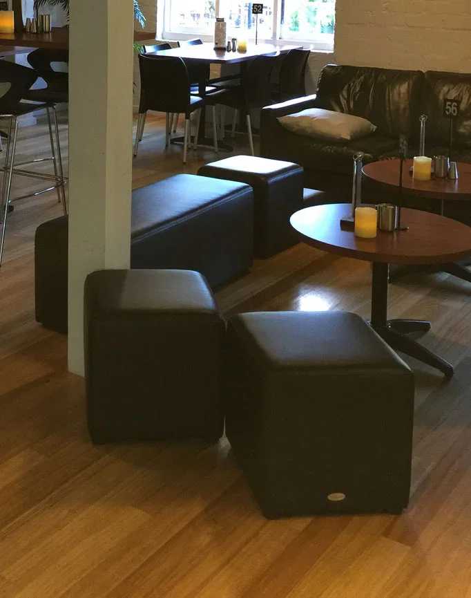 FL Rectangle Ottoman For Reception Area