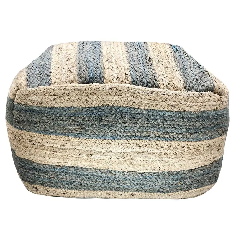 SH Fuzou Jute Upholstered Ottoman