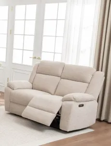 VI Dream Fabric Upholstered 2 Seater Electric Recliner Lounge thumbnail 2