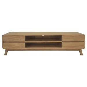 CT Providence Solid Timber 4 Drawer Entertainment Unit thumbnail 1