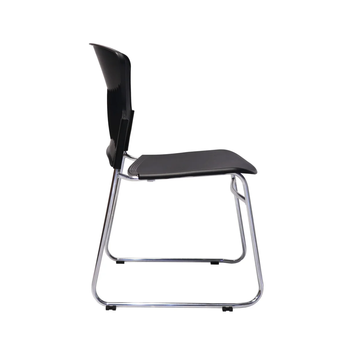RL Zing Chrome Sled Base Stackable Visitor Armchair thumbnail 4