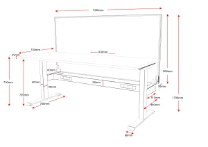 RL Boost Static Single Sided Desk thumbnail 3