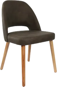 FL Semifreddo Premium Vinyl Upholstered Timber Legs Hospitality Chair thumbnail 4