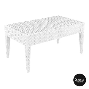 FL 5 Piece Resin Rattan Outdoor Aruba Armchair with Beige Cushion & Table Package thumbnail 5